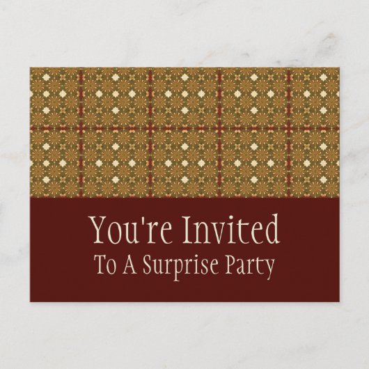 Einladung nach Postkarte (Vorderseite)