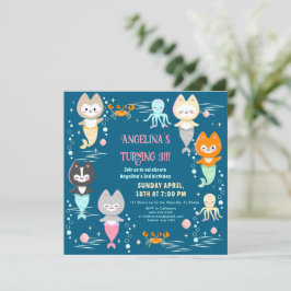 Einladung Nautic Thema Geburtstag.