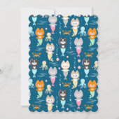 Einladung nautische Thema Geburtstag. (Rückseite)