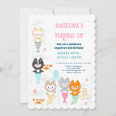 Einladung nautische Thema Geburtstag. (Vorderseite)