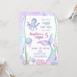 Einladung nautische Thema Geburtstag.