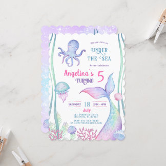 Einladung nautische Thema Geburtstag.