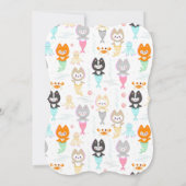 Einladung nautische Thema Geburtstag. (Rückseite)