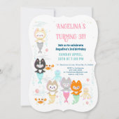 Einladung nautische Thema Geburtstag. (Vorderseite)