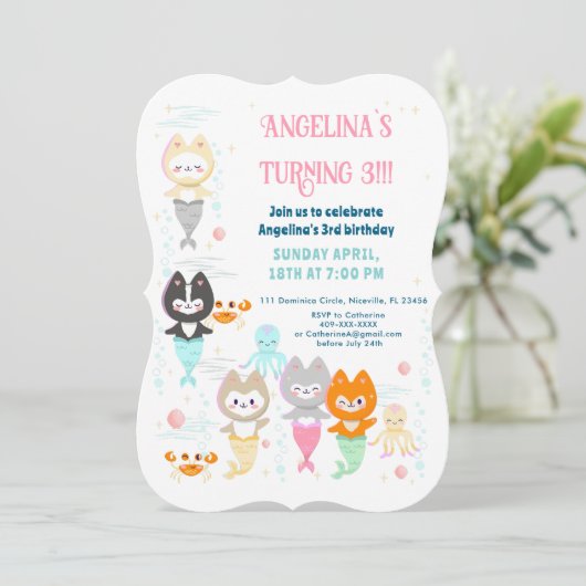 Einladung nautische Thema Geburtstag. (Stehend Vorderseite)