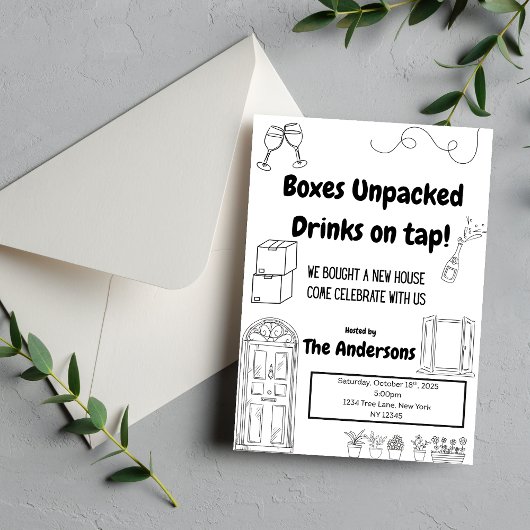 Einladung Niedlich und lustig