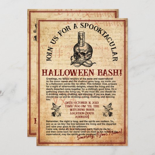 Einladung Nr. 3 (Vorne/Hinten)