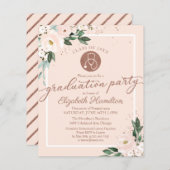 Einladung Nursing School Grad Party Blush (Vorne/Hinten)