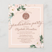 Einladung Nursing School Grad Party Blush (Vorderseite)