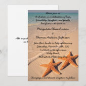 Einladung oder Ankündigung von Starfish Beach Hoch (Vorne/Hinten)