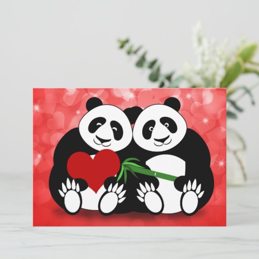 Einladung oder Ankündigung zu Hochzeiten oder Jahr (Stehend Vorderseite)