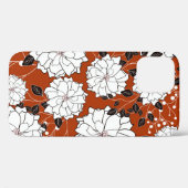 Einladung oder Hochzeitskarte mit abstraktem Blume Case-Mate iPhone Hülle (Rückseite (Horizontal))