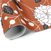 Einladung oder Hochzeitskarte mit abstraktem Blume Geschenkpapier (Rolleneckpunkt)