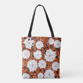 Einladung oder Hochzeitskarte mit abstraktem Blume Tasche (Rückseite)