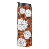 Einladung oder Hochzeitskarte mit abstraktem Blume Thermosbecher (Nach rechts gedreht)