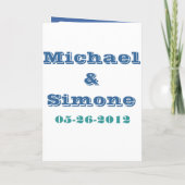 Einladung oder Rett-the-Date Retro Airline (Rückseite)