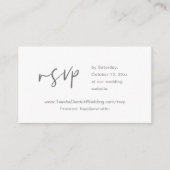 Einladung online UAWG, Website-Karte für Hochzeite (Vorderseite)