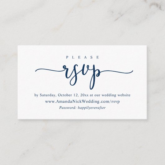 Einladung online UAWG, Website-Karte für Hochzeite (Vorderseite)