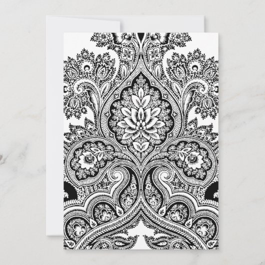 Einladung Paisley arch (Rückseite)