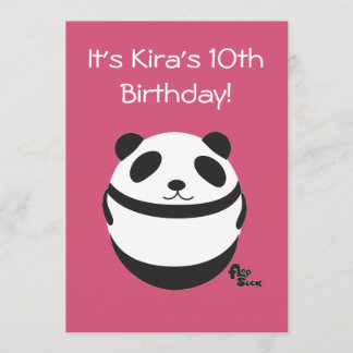 Einladung Panda Birthday