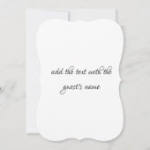 Einladung para boda (Rückseite)