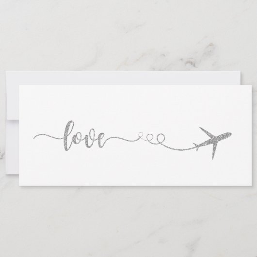 Einladung Paris Bridal Dusche (Rückseite)