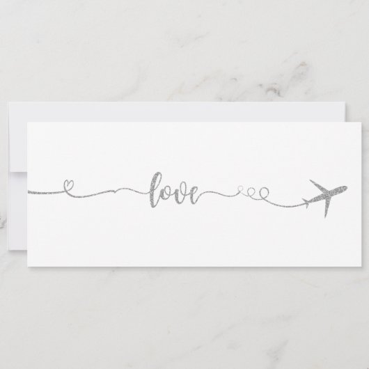 Einladung Paris Bridal Dusche (Rückseite)