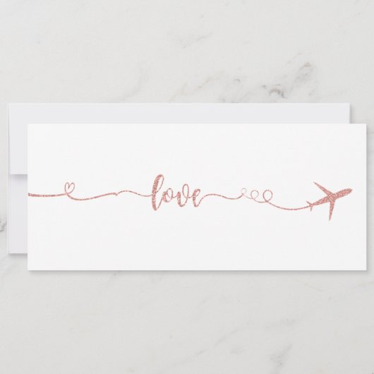 Einladung Paris Bridal Dusche (Rückseite)