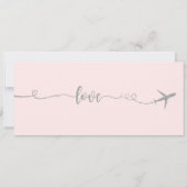 Einladung Paris Bridal Dusche (Rückseite)