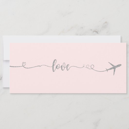 Einladung Paris Bridal Dusche (Rückseite)