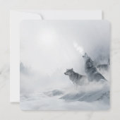 Einladung Party Nebel Wolf Destiny Destiny's (Rückseite)