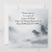 Einladung Party Nebel Wolf Destiny Destiny's (Vorderseite)