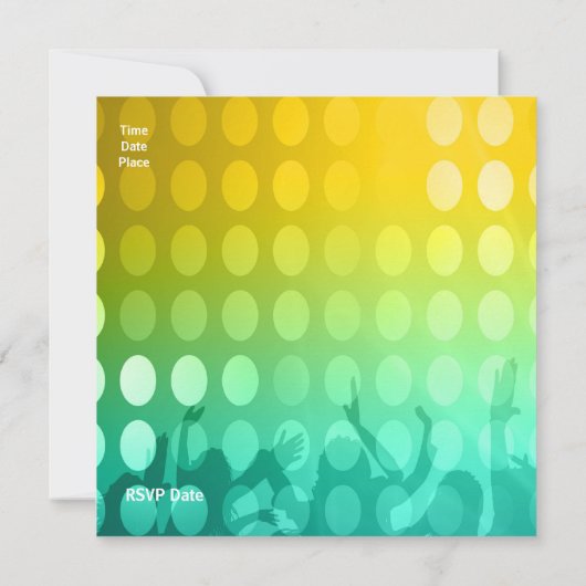 Einladung Party Rave (Rückseite)