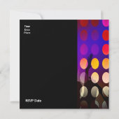 Einladung Party Rosa Rave (Rückseite)