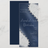 Einladung Pearl Birthday (Vorne/Hinten)