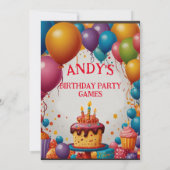 EINLADUNG personalisierter KINDER (Rückseite)