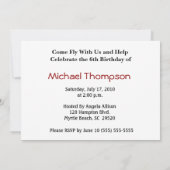 Einladung Personalisierter Kinder (Rückseite)