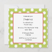 Einladung personalisierter U-Boot-Kinder zum Gebur (Rückseite)