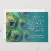 Einladung Pfauenfantasy Set 1114 zum Geburtstag (Vorderseite)