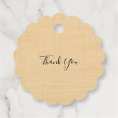 Einladung Pharaonisches Erbe auf Papyrus Hochzeit Geschenkanhänger (Rückseite)