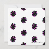 Einladung Pink Cheer #1 (Rückseite)