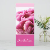 Einladung Pink Tulip (Stehend Vorderseite)