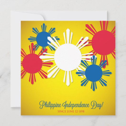 Einladung Pinoy Philippine Independence Day (Vorderseite)