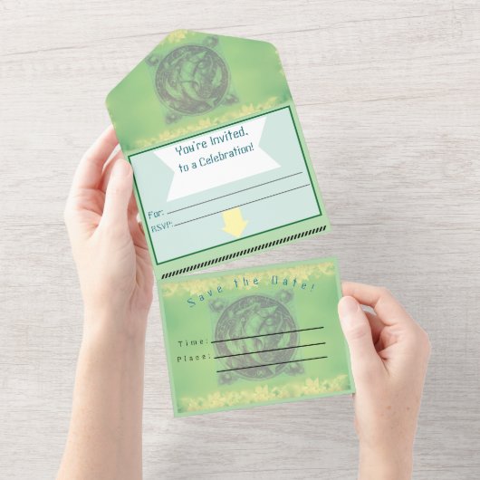 Einladung Pisces Horoscope Thema (Abreißen)