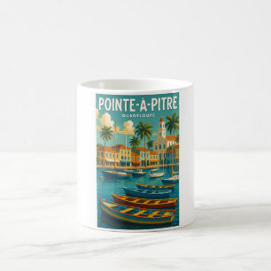Einladung Pointe-à-Pitre – Vintage-Karte Guadeloup Kaffeetasse
