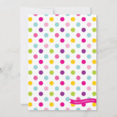 Einladung Pony Birthday Party (Rückseite)