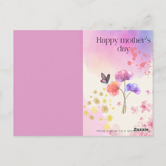 Einladung Postkarte (Rückseite)