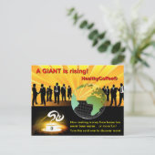 Einladung Postkarte (Stehend Vorderseite)