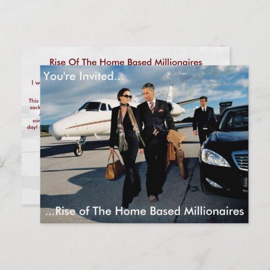 Einladung Postkarte (Vorne/Hinten)