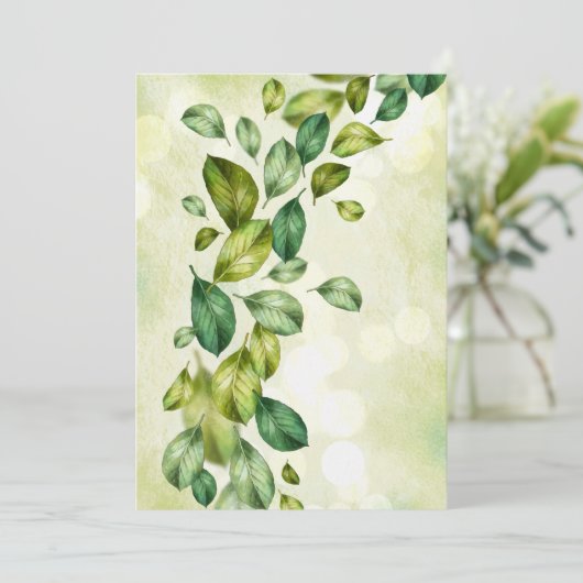 Einladung Postkarte 5" x 7" (Stehend Vorderseite)